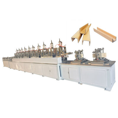 Paper U Channel Machine with 100mm Working Width 60 Meter Per Min Speed and Numerical Control for U Shape Paper Corner Board Making