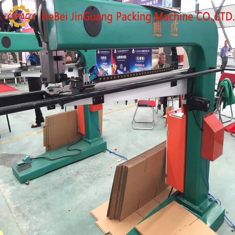 7.5kw 18kw Manual Carton Box Stitching Machine Corrugated Box Stitcher 220volt