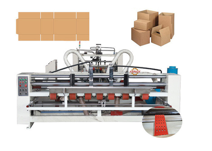 High Speed Automatic Box Folder Gluer Machine With PLC Digital Display