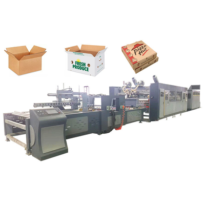 Kutu Paketleme Otomatik Gürültülü Karton Kutusu Üreticisi Yazıcı Slotter Die Cutter Makine