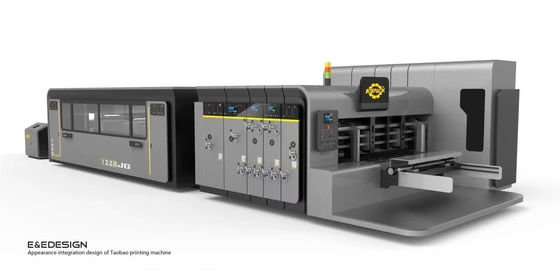 1-5 Renkli Baskı ve 300-800mm Printer Roller ile Özel Pizza Kutusu Yapma Makinesi