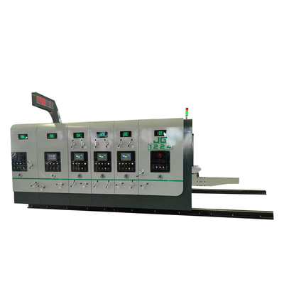 4 Renkli Slotter Die Cutter Makine
